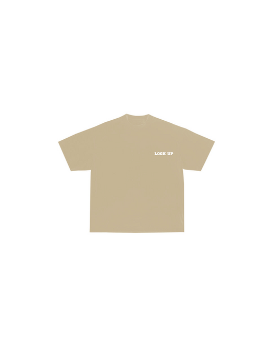 T-SHIRT “LOOK IN MY EYES” SAND